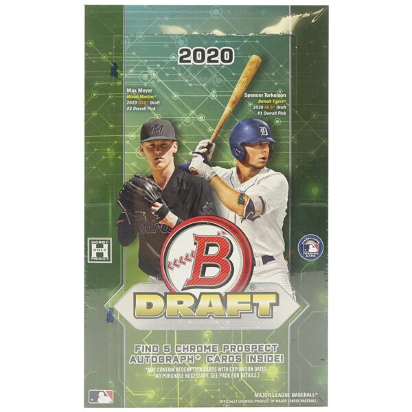 2020BowmanDraftSuperJumbo 2020 Bowman Draft Baseball Super Jumbo Hobby Box
