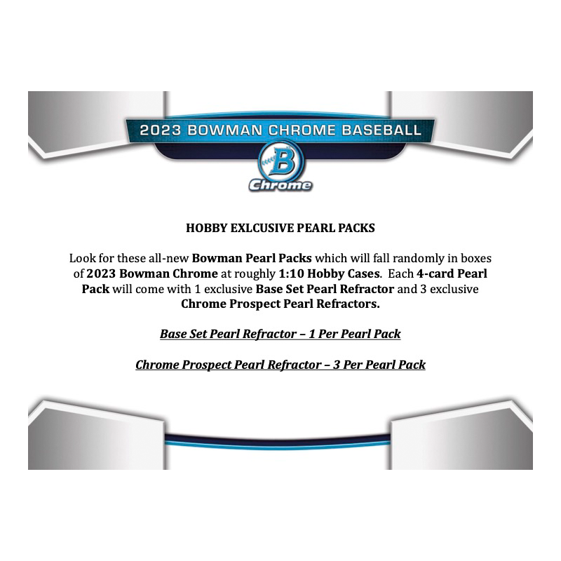 2023BowmanChromeBaseballHobbyBox_6 2023 Bowman Chrome Baseball Hobby Box