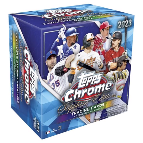 2023TOPPSCHROMEBASEBALLSAPPHIREEDITIONBOX 2023 Topps Chrome Baseball Sapphire Edition Box