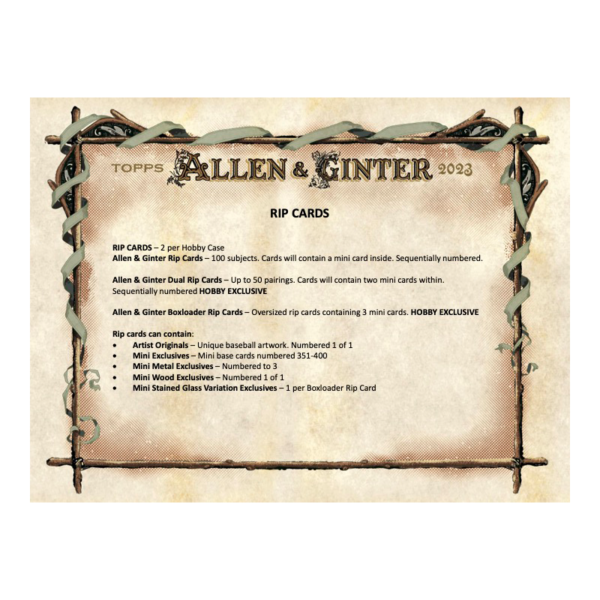 2023ToppsAllen_GinterBaseballHobbyBox_6_033c9b23-9259-4b47-adff-725abf732e05 2023 Topps Allen & Ginter Baseball Hobby 12 Box Case