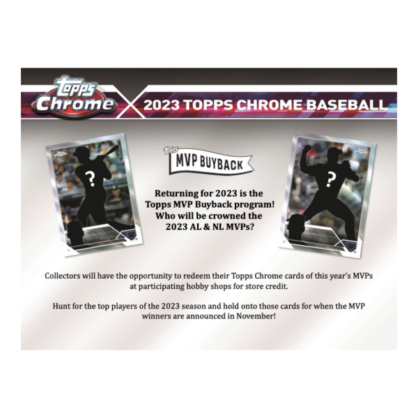 2023ToppsChromeBaseballHobbyBox_4 2023 Topps Chrome Baseball Hobby Box