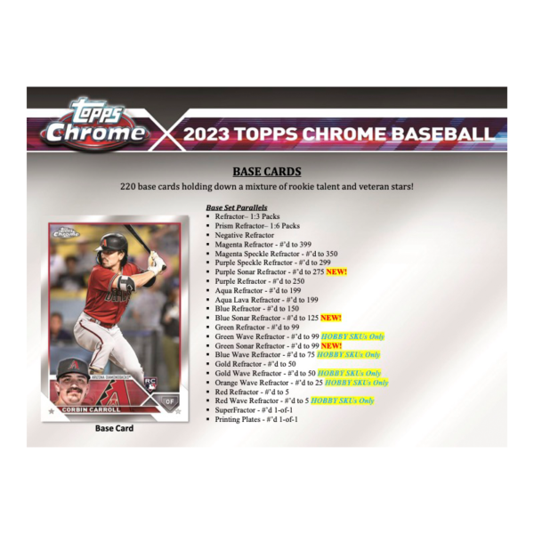 2023ToppsChromeBaseballJumboBox_3 2023 Topps Chrome Baseball Jumbo Box