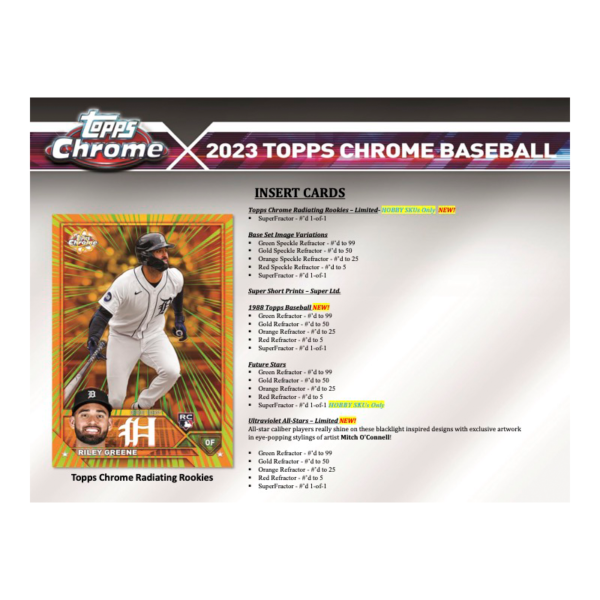 2023ToppsChromeBaseballJumboBox_5 2023 Topps Chrome Baseball Jumbo Box