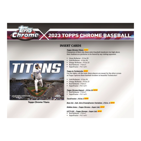 2023ToppsChromeBaseballJumboBox_6 2023 Topps Chrome Baseball Jumbo Box