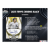 2023 Topps Chrome Black Baseball Hobby 12 Box Case