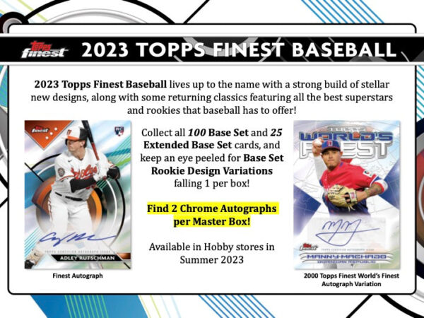 2023ToppsFinestBaseballHobbyBox2_325d044e-a0e3-4a50-bbc9-eea93edaa8a4 2023 Topps Finest Baseball Hobby 8 Box Case