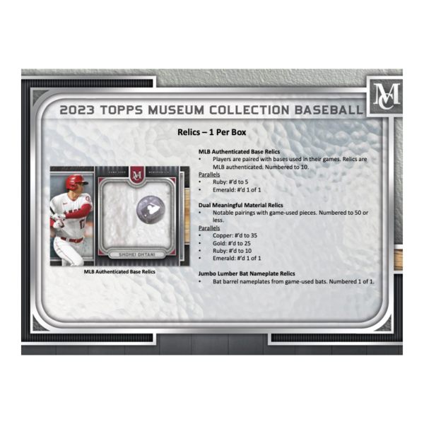 2023ToppsMuseumCollectionBaseballHobbyBox_7_9c2a077e-d520-4592-9d4c-1c1e54217e0e 2023 Topps Museum Collection Baseball Hobby 12 Box Case