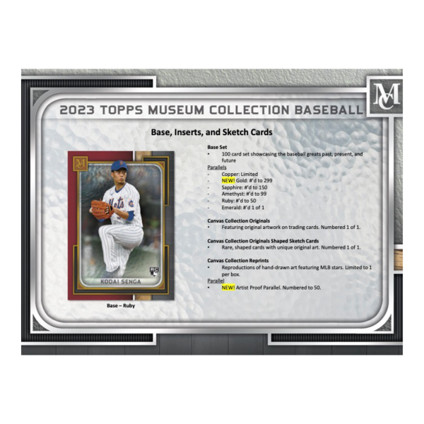 2023ToppsMuseumCollectionBaseballHobbyBox_9_58c5c7d2-a34c-4f98-acf9-5ce346e81a28 2023 Topps Museum Collection Baseball Hobby 12 Box Case