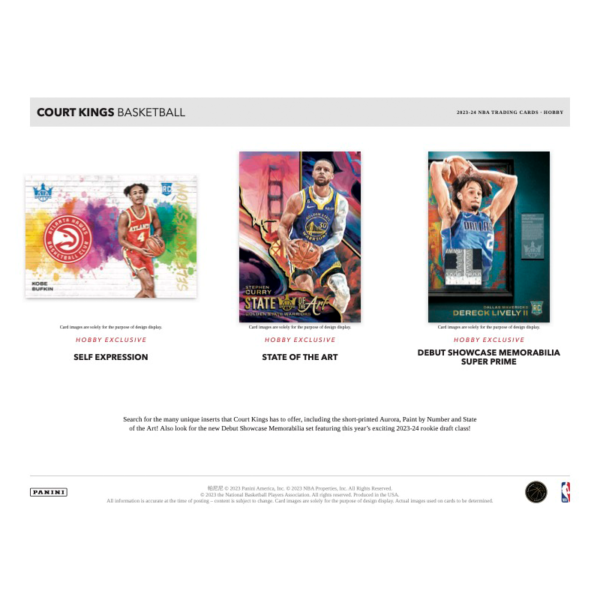 2023_24PaniniCourtKingsBasketballHobbyBox_4 2023/24 Panini Court Kings Basketball Hobby Box