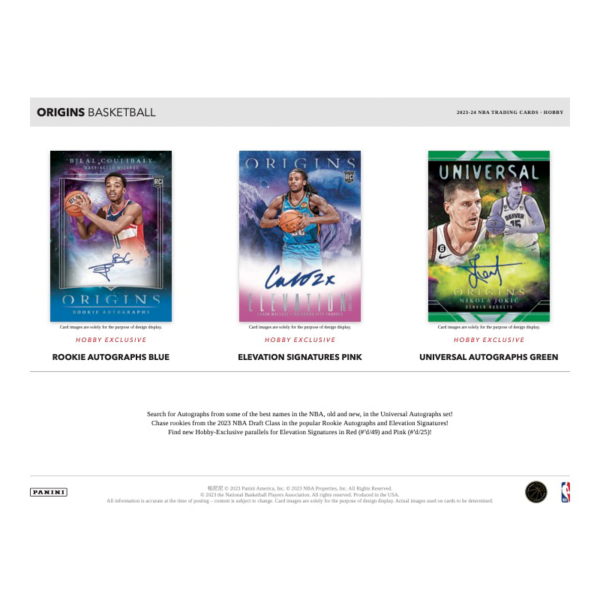 2023_24PaniniOriginsBasketballHobbyBox_3 2023/24 Panini Origins Basketball Hobby Box