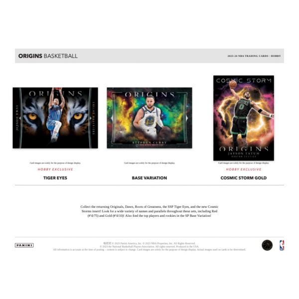 2023_24PaniniOriginsBasketballHobbyBox_4 2023/24 Panini Origins Basketball Hobby Box