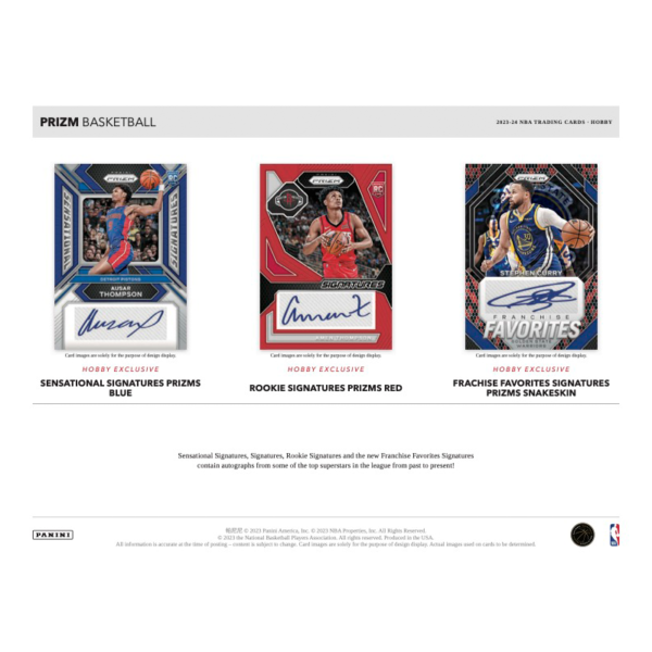 2023_24PaniniPrizmBasketballHobbyBox_2 2023/24 Panini Prizm Basketball Hobby Box