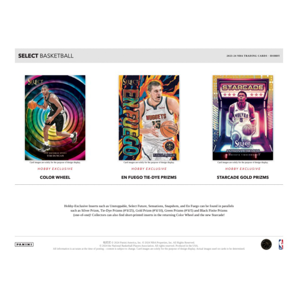 2023_24PaniniSelectBasketballHobbyBox_4 2023/24 Panini Select Basketball Hobby Box