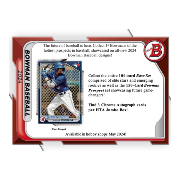 2024BowmanBaseballJumboBox_1_297aa5bd-d5ad-49a0-9738-1018f1be1cd8 2024 Bowman Baseball Jumbo 8 Box Case