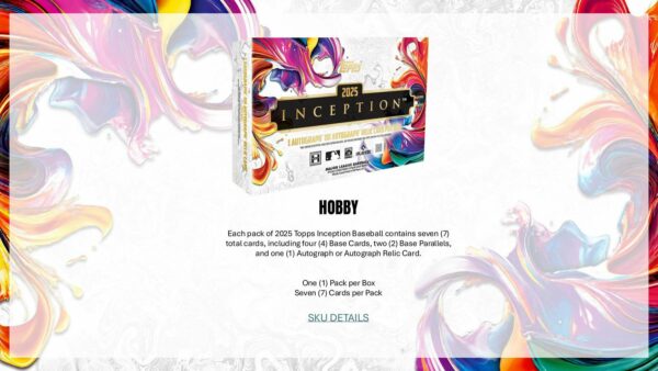 2025 Topps Inception Baseball Hobby Box