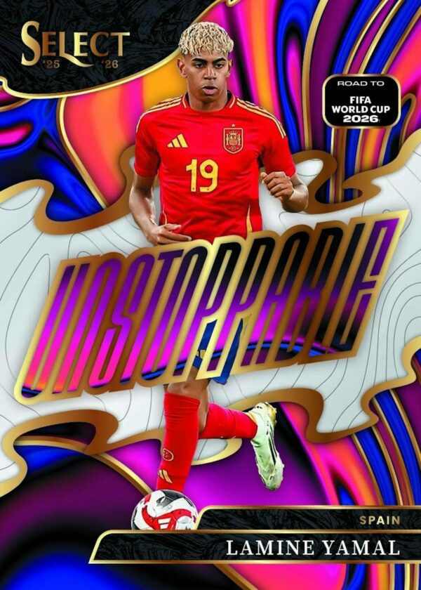 2025/26 Panini Select Road to FIFA World Cup Soccer Hobby 12-Box Case
