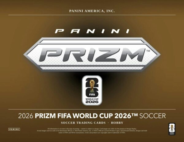 26prizmworldcup_pis_hobby-1 2026 Panini Prizm FIFA World Cup Soccer Hobby 12-Box Case