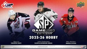 940861ss-1 2025/26 Upper Deck CHL SP Game Used Hockey Hobby 20-Box Case