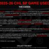 940861ss-3 2025/26 Upper Deck CHL SP Game Used Hockey Hobby 20-Box Case