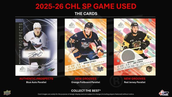 940861ss-4 2025/26 Upper Deck CHL SP Game Used Hockey Hobby 20-Box Case