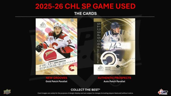 940861ss-5 2025/26 Upper Deck CHL SP Game Used Hockey Hobby 20-Box Case