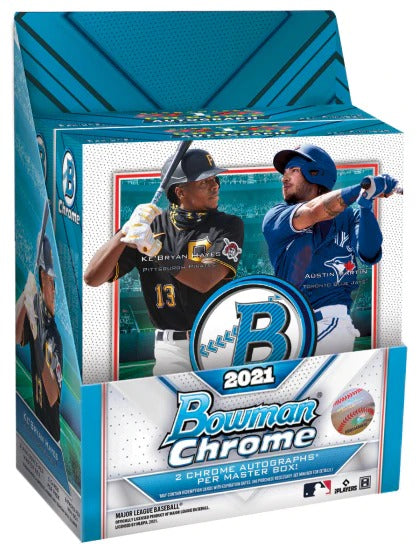 bowman-chrome-baseball-2021-1 2021 Bowman Chrome Baseball Hobby Box