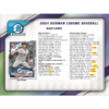 2024 Bowman Chrome Baseball Hobby Box