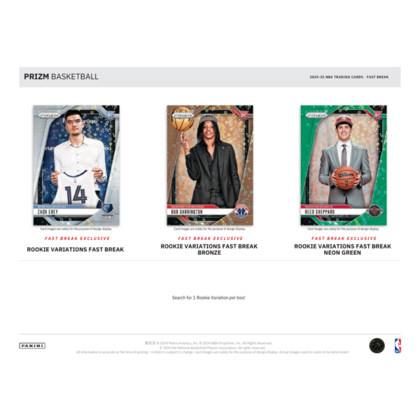 2024/25 Panini Prizm Basketball Fast Break 20 Box Case