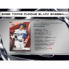 2025 Topps Chrome Black Baseball Hobby 12 Box Case