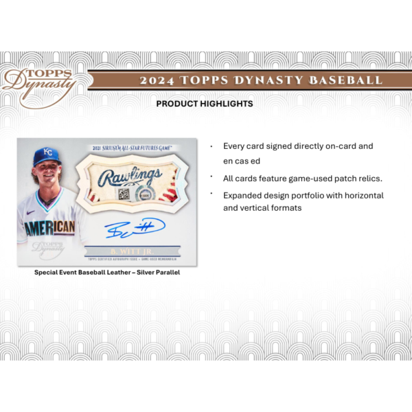 2024 Topps Dynasty Baseball Hobby Box