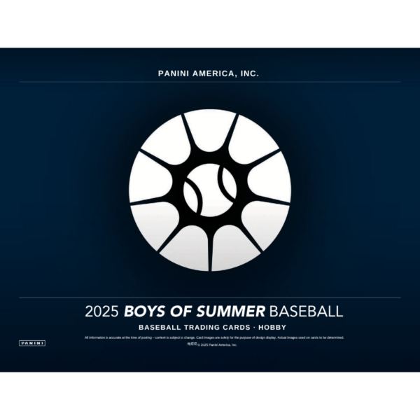 2025 Panini Boys of Summer Baseball Hobby 8 Box Case