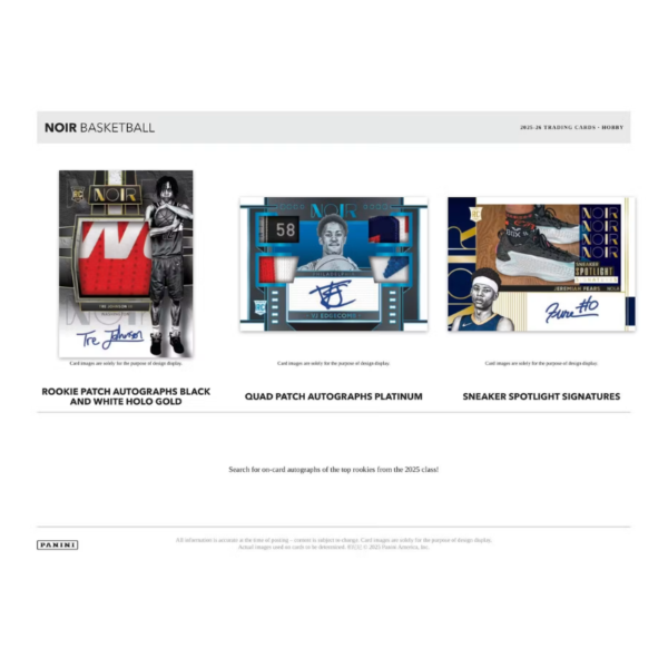 2025/26 Panini Noir Basketball Hobby 4 Box Case