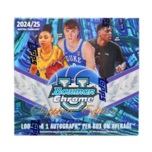 resizingforshopify-2025-05-13T144940.443 2024/25 Bowman Chrome University Basketball Sapphire Edition Box