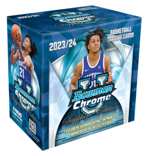 sapphirebk 2023/24 Bowman University Chrome Basketball Sapphire Edition Box