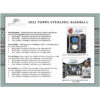 sterling2 2023 Topps Sterling Baseball Hobby Box